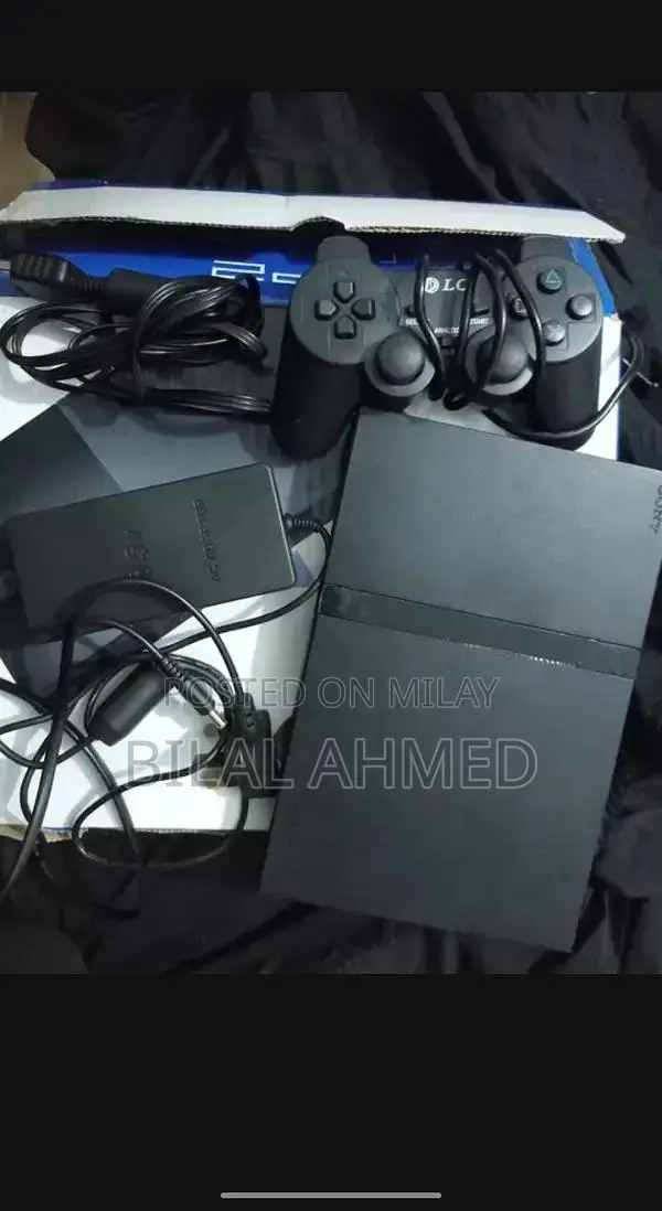 Sony PlayStation 2 Gaming Console with Controller and Charger