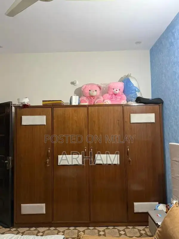 King Size Bedroom Set with Wardrobe and Dressing Table