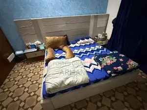 King Size Bedroom Set with Wardrobe and Dressing Table