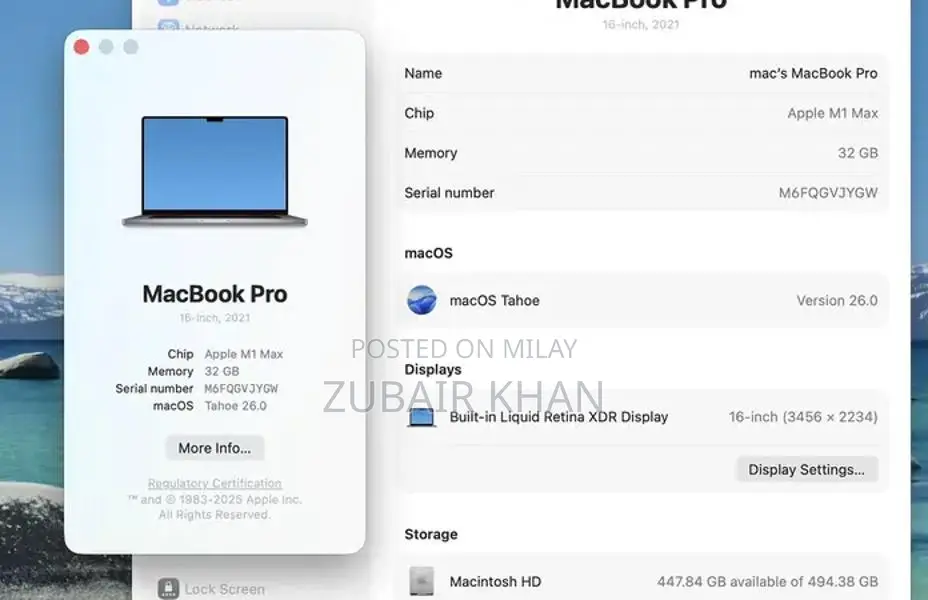 Apple MacBook Pro M1 Max 16" Laptop - High Performance Workstation