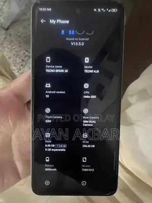 Tecno spark 20