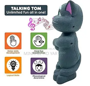 Interactive Talking Tom Plastic Toy for Children