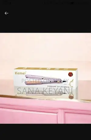 Photo - Professional Metal Hair Straightener Multicolor 2-in-1 Design