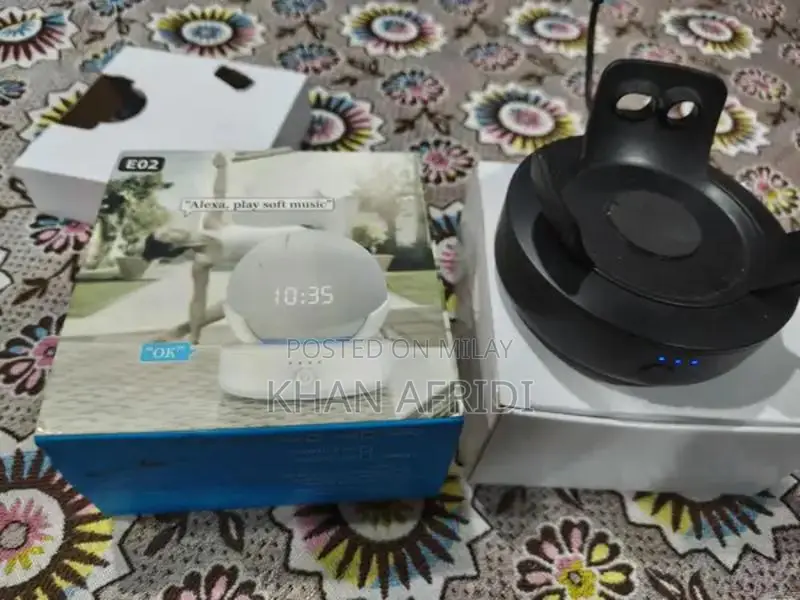 Amazon Echo Dot 5th Generation Smart Speaker with Battery Base