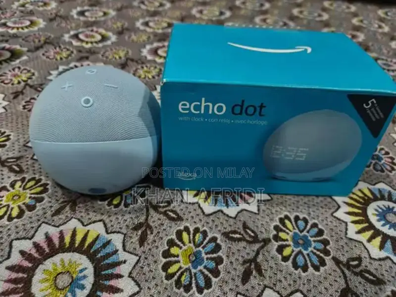 Amazon Echo Dot 5th Generation Smart Speaker with Battery Base