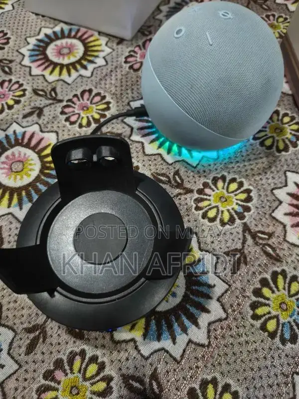 Amazon Echo Dot 5th Generation Smart Speaker with Battery Base