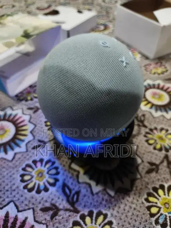 Amazon Echo Dot 5th Generation Smart Speaker with Battery Base