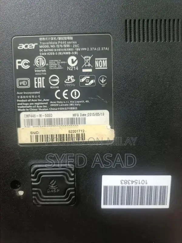 Acer Core i5 5th Gen Laptop with SSD and 8GB RAM
