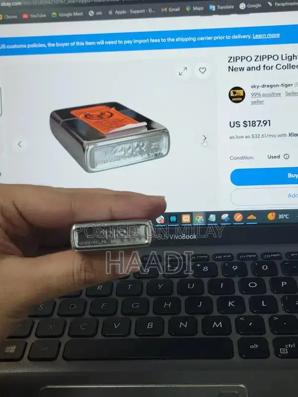 Vintage Authentic Zippo XI Lighter - Classic American Design