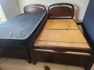 Photo - 2 Single Solid Beds in Wooden