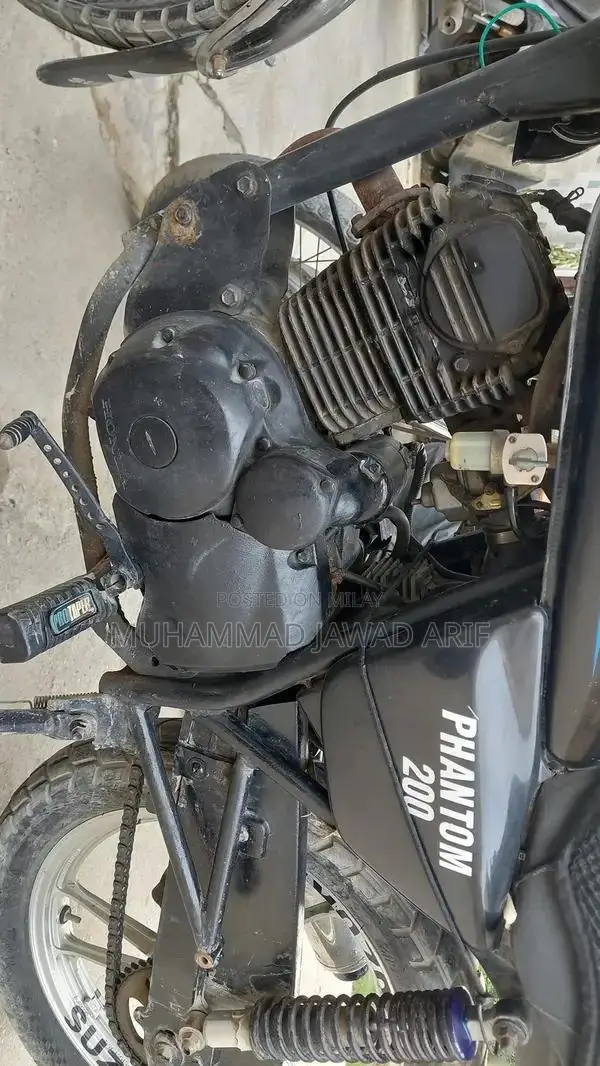 Modified Honda Phantom 200cc Cafe Racer Style Motorcycle