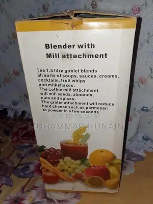 LG Multi-Function Blender with Mill and Grater Attachments