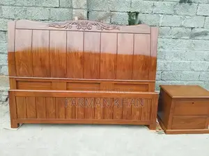 Handcrafted Wooden Bed Handmade Furniture Piece