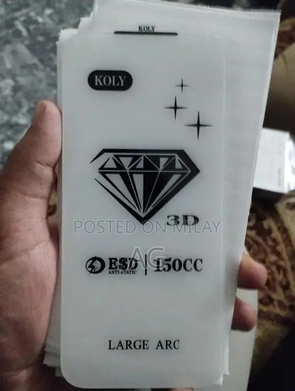 150CC Borderless Tempered Glass screen protector for iPhone , Samsung