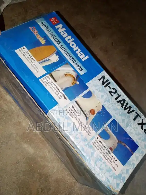 National Iron new . Made in  Malayisha