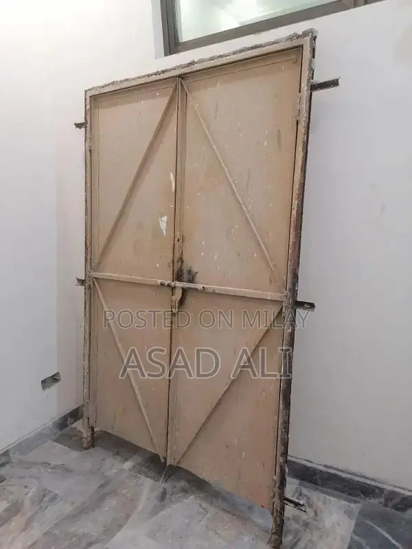 Iron Double Door - 4x6 Feet Sturdy Home Entrance