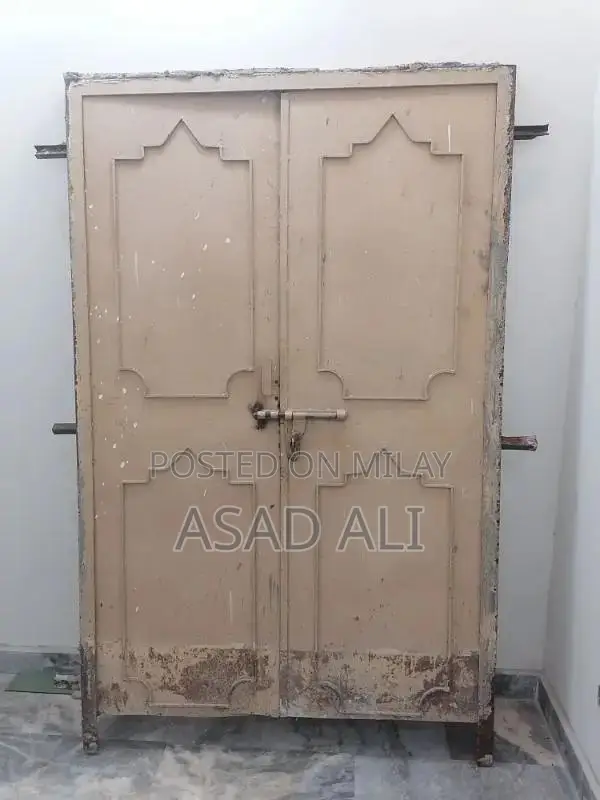 Iron Double Door - 4x6 Feet Sturdy Home Entrance