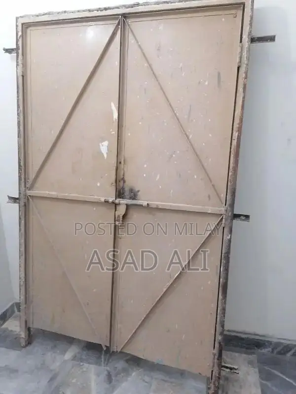 Iron Double Door - 4x6 Feet Sturdy Home Entrance