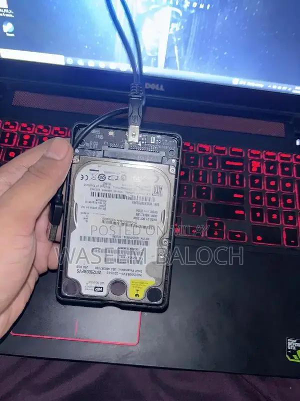External 250GB Gaming Hard Disk with Pre-loaded Games