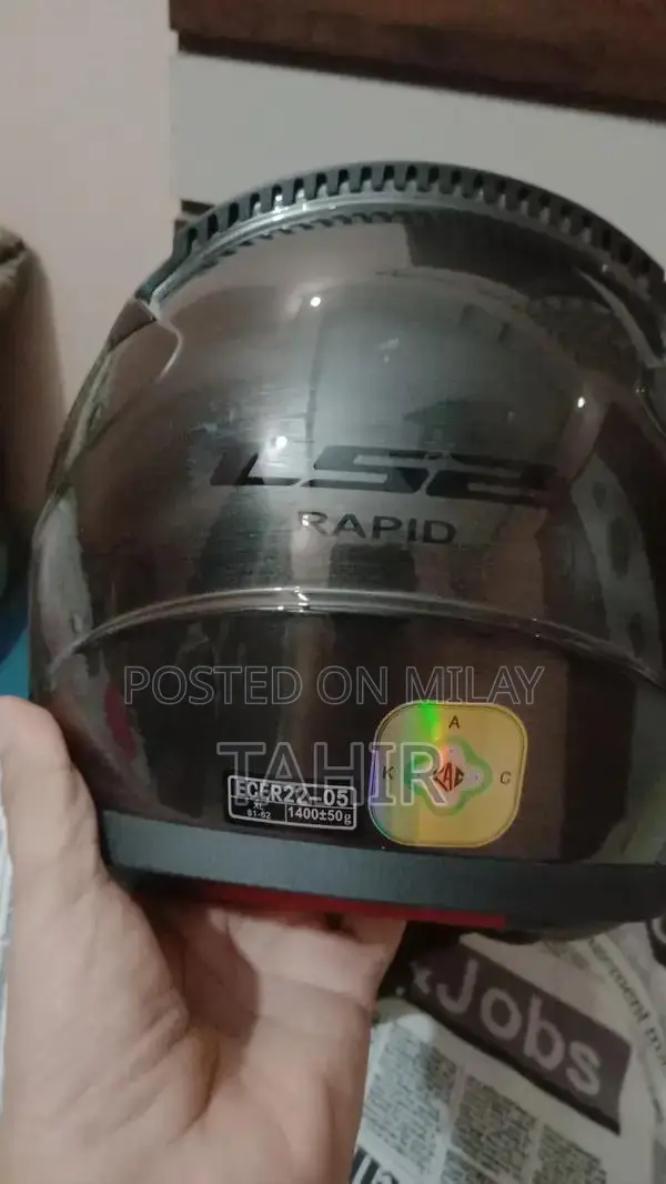 LS2 Rapid II Urban Touring Motorcycle Helmet - Gloss Black XL