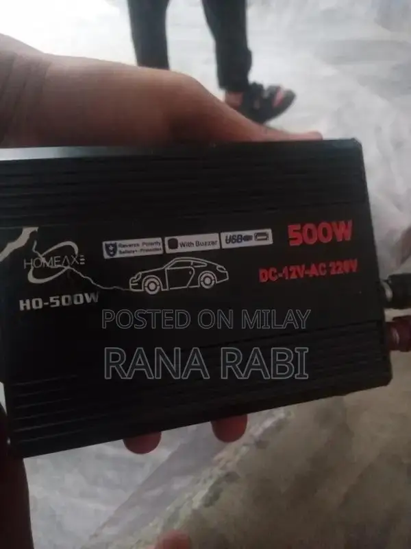 500W AC to DC Power Inverter - Efficient Voltage Converter