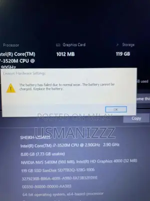 Lenovo ThinkPad T430 Laptop - Core i7 Gaming Potential