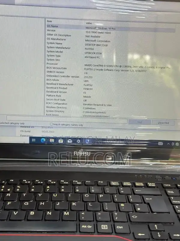 Fujitsu Lifebook E556 Business Laptop Core i5