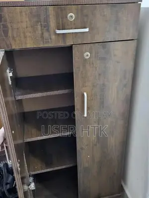 Wooden Wardrobe with Minor Damage Needs Repair