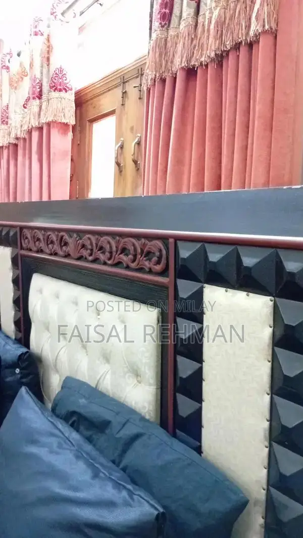 King Size Bedroom Set with Mattress and Side Tables