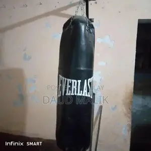 Heavy Duty Sand-Filled Standing Punching Bag with Wall Mount and Glove