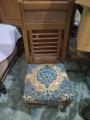 Photo - Dining Room Set with Table, 6 Chairs, and Decorative Mirror