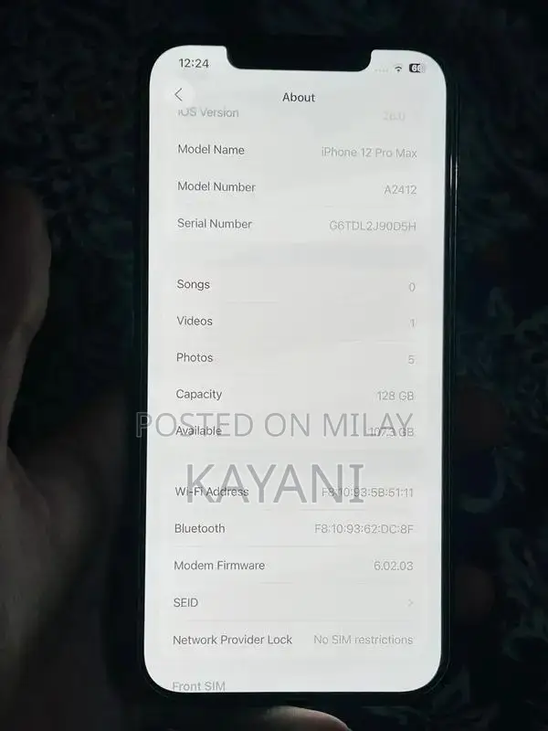 iPhone 12 pro max Factory unlock