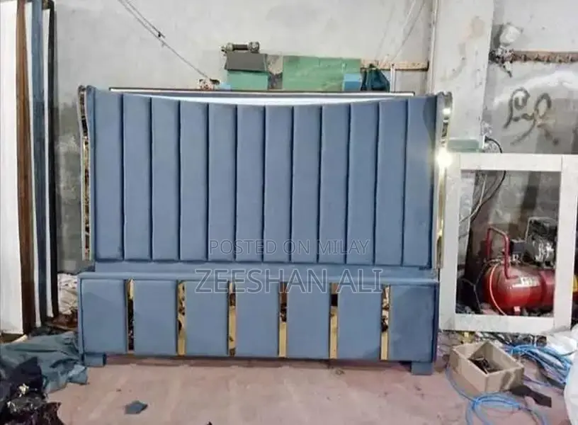 King Size Double Bed with Side Tables and Dresser