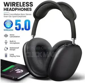 Classic ABS Plastic Wired Headphones in Black