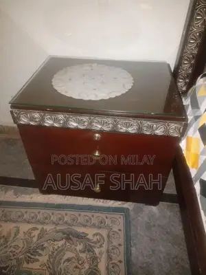 Photo - Modern Double Bed Frame with Matching Side Tables