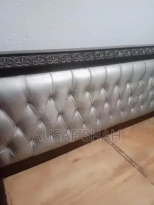 Modern Double Bed Frame with Matching Side Tables