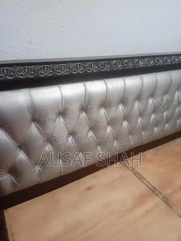 Modern Double Bed Frame with Matching Side Tables