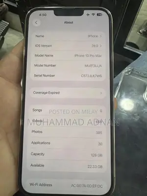 Apple iPhone 13 Pro Max Pristine Condition Smartphone