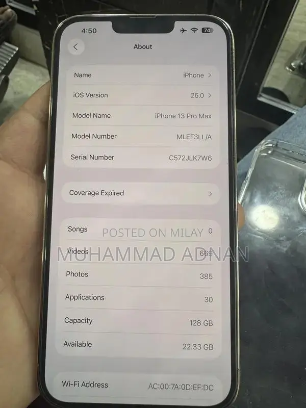 Apple iPhone 13 Pro Max Pristine Condition Smartphone