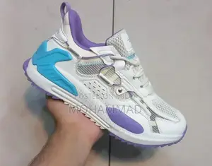 Urban Style Sneakers: White Base, Multi-Color Urban Kicks