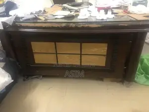 Photo - Large Glass Top Office Table with Side Computer Workspace