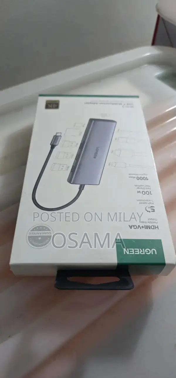 10-in-1 USB-C Multiport Hub with HDMI, VGA, Ethernet, Card Readers