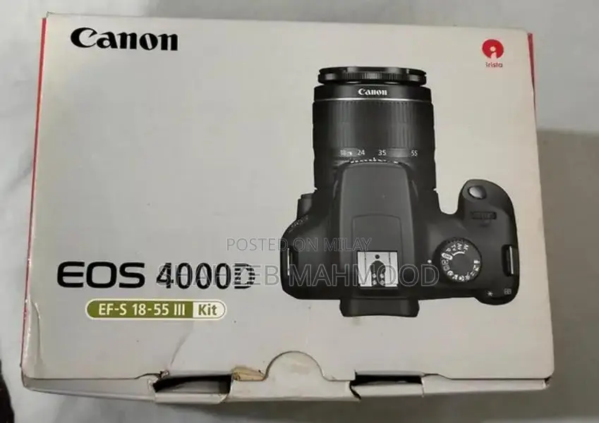 Canon EOS 4000D Digital Camera with EF-S 18-55mm Lens Kit