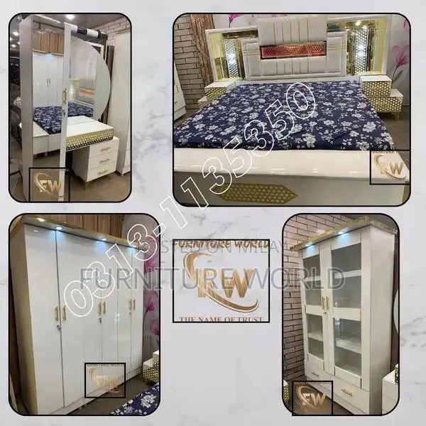 Modern Wedding Bedroom Furniture Set - 3 to 4 Pieces