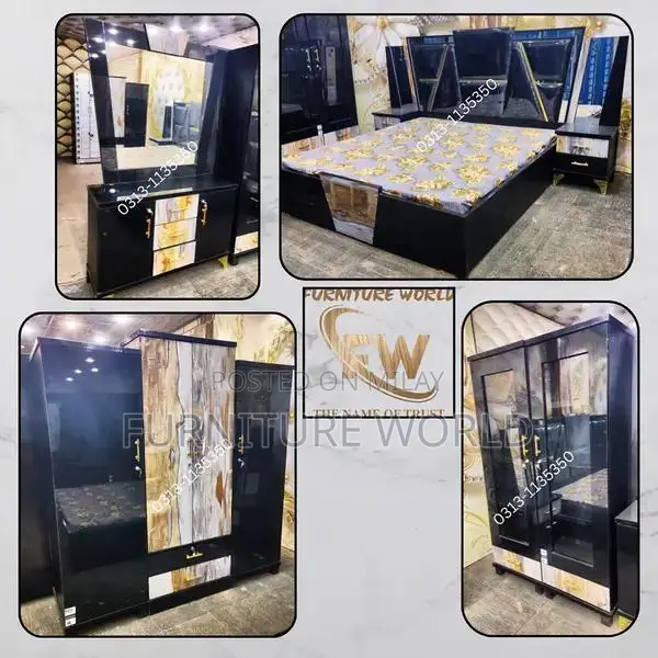 Modern Wedding Bedroom Furniture Set - 3 to 4 Pieces