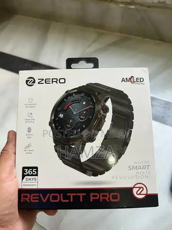 Zero Revoltt Pro Smart Fitness Watch - Excellent Condition