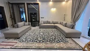 Photo - Large 11-Seater L-Shape Sectional Sofa in Light Gray