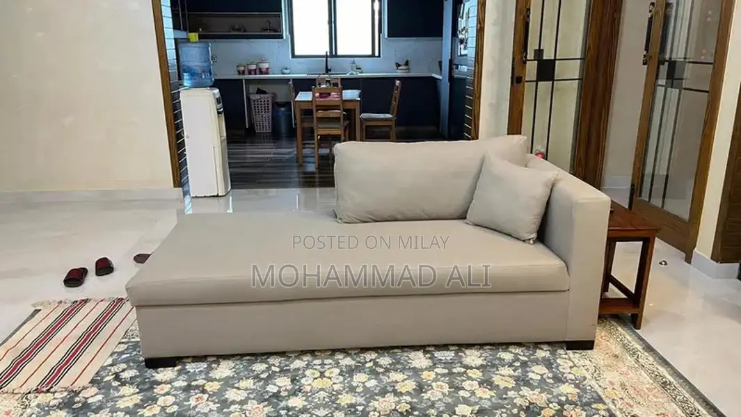 Large 11-Seater L-Shape Sectional Sofa in Light Gray