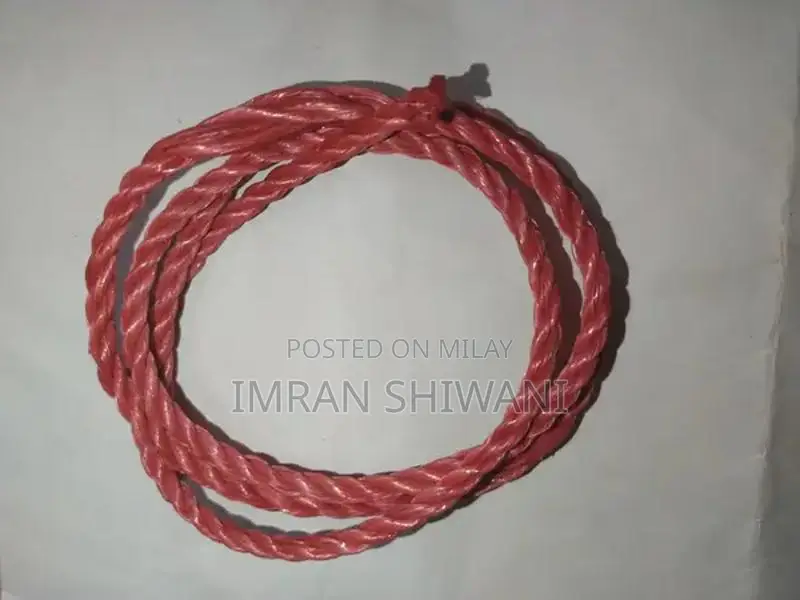 Multicolor PP Poly Tape Rope - Multiple Sizes