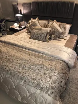 Photo - Luxury Bridal Bed Set with Multiple Decorative Pillows